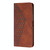 For Realme C55 Diamond Splicing Skin Feel Magnetic Leather Phone Case(Brown)