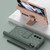 For Samsung Galaxy Z Fold3 5G GKK Integrated Magnetic Armor Flip Phone Case With Pen Box(Mist Gold)