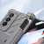 For Samsung Galaxy Z Fold3 5G GKK Integrated Magnetic Armor Flip Phone Case With Pen Box(Grey)
