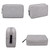 DY01 Digital Accessories Storage Bag, Spec: Small (Dark Gray)