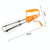 Double Rotation Hand Whisk Egg Beater Stainless Steel Kitchen Blender Random Color Delivery