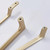 9009-256 Modern Simple Cabinet Door Handle Drawer Wardrobe Zinc Alloy Handle(Gold)