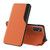 For Samsung Galaxy A73 5G Attraction Flip Holder Leather Phone Case(Orange)