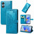 For OPPO  A17 Mandala Flower Embossed Leather Phone Case(Blue) For OPPO  A17 Mandala Flower Embossed Leather Phone Case(Blue)