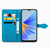 For OPPO  A17 Mandala Flower Embossed Leather Phone Case(Blue) For OPPO  A17 Mandala Flower Embossed Leather Phone Case(Blue)
