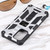 For Samsung Galaxy A33 5G Shockproof TPU + PC Magnetic Protective Phone Case with Holder(Silver)