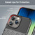 For iPhone 14 Pro Max Thunderbolt Shockproof TPU Phone Case (Black)