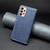 For Samsung Galaxy A33 Color Matching Double Sewing Thread Leather Phone Case(Blue)