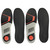 2 Pairs Sports And Casual Insoles TPE Shock Absorption Massage Arch Support Insoles, Size: M