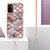For OPPO A74 5G / A93 5G Electroplating IMD TPU Phone Case with Lanyard(Pink Scales)
