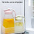 Explosion-proof Heat-resistant Cold Kettle Juice Jug Herbal Teapot, Capacity: 1.2L (Blue)