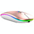 3 Keys RGB Backlit Silent Bluetooth Wireless Dual Mode Mouse (Rose Gold)
