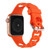Hollow Silicone Watch Band For Apple Watch Ultra 49mm&Watch Ultra 2 49mm / Series 9&8&7 45mm / SE 3&SE 2&6&SE&5&4 44mm / 3&2&1 42mm(Orange)