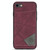 For iPhone SE 2022 / SE 2020 / 8 / 7 Line Card Holder Phone Case(Wine Red)