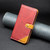 For Motorola Moto G71 Color Matching Double Sewing Thread Leather Phone Case(Red)