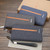 Baellerry Canvas Wallet Long Zipper Wallet Vintage Casual Multi-Card Clutch For Men(Blue)
