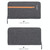 Baellerry Canvas Wallet Long Zipper Wallet Vintage Casual Multi-Card Clutch For Men(Blue)