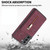 For Samsung Galaxy S22 5G Zipper Card Holder Phone Case(Wine Red)