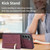 For Samsung Galaxy S22 5G Zipper Card Holder Phone Case(Wine Red)