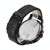 CAGARNY 6820 Round Large Dial Leather Band Quartz Dual Movement Watch For Men(Black Shell Black Between Rose Gold Black Band)