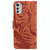 For Motorola Moto E32 Tiger Embossing Pattern Leather Phone Case(Brown)