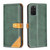 For Samsung Galaxy S20+ Color Matching Double Sewing Thread Leather Phone Case(Green)