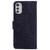 For Motorola Moto E32 Tiger Embossing Pattern Leather Phone Case(Black)