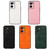 For OPPO Reno7 5G International Accurate Hole Two-color Litchi Texture PU Phone Case(Orange)