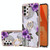 For Samsung Galaxy A33 5G Electroplating IMD TPU Phone Case with Ring(Purple Flower) For Samsung Galaxy A33 5G Electroplating IMD TPU Phone Case with Ring(Purple Flower)
