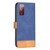 For Samsung Galaxy S20 FE BF11 Color Matching Skin Feel Leather Phone Case(Blue)