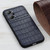 For OPPO K10 Pro 5G Accurate Hole Crocodile Texture Genuine Leather Phone Case(Blue)