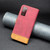 For Samsung Galaxy S20 FE BF11 Color Matching Skin Feel Leather Phone Case(Red)