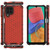 For Samsung Galaxy M33 5G Global Shockproof Honeycomb PC + TPU Phone Case(Red) For Samsung Galaxy M33 5G Global Shockproof Honeycomb PC + TPU Phone Case(Red)