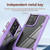 For Samsung Galaxy S21 Ultra 5G TPU + PC Lens Protection Phone Case(Purple)