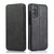 For Samsung Galaxy S20+ Knight Magnetic Suction Leather Phone Case(Black)
