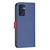 For OPPO Find X5 Lite / Reno7 5G BF13 Color Matching Cross Texture Leather Phone Case(Blue)