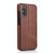 For Samsung Galaxy S20 Knight Magnetic Suction Leather Phone Case(Brown)