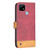 For OPPO Realme C21 / C20 BF11 Color Matching Skin Feel Leather Phone Case(Red)