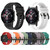 For Honor Magic Watch 22mm Vertical Silicone Watch band(Black)
