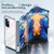 For Xiaomi Mi Mix Fold Electroplating Hinge Phone Case with Stylus(Blue)