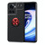 For OnePlus Ace Metal Ring Holder TPU Phone Case(Black Red)