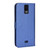 For BLU View 3 B140DL Diamond Texture Leather Phone Case(Blue)