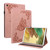 For Samsung Galaxy Tab A7 Lite T220/T225 Butterfly Flower Embossed Leather Tablet Case(Rose Gold)