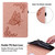 For Samsung Galaxy Tab A7 Lite T220/T225 Butterfly Flower Embossed Leather Tablet Case(Rose Gold)