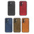 For OPPO A57 5G Accurate Hole Two-color Calf Texture PU Phone Case(Red)