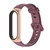 For Xiaomi Mi Band 6 / 5 / 4 / 3 Mijobs Flat Hole Silicone Watch Band, Style:CS Case(Wine Red+Rose Gold) For Xiaomi Mi Band 6 / 5 / 4 / 3 Mijobs Flat Hole Silicone Watch Band, Style:CS Case(Wine Red+Rose Gold)