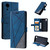 For Samsung Galaxy A03 Core Skin Feel Splicing Leather Phone Case(Blue)