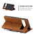 For Google Pixel 6 Skin Feel Splicing Leather Phone Case(Brown)