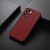 For OPPO A57 5G Accurate Hole Carbon Fiber Texture PU Phone Case(Red)
