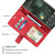 For Google Pixel 6 Skin Feel Splicing Leather Phone Case(Red)